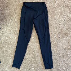 Curves N Combatboots “Little Black” High Waisted 7/8th Length Leggings